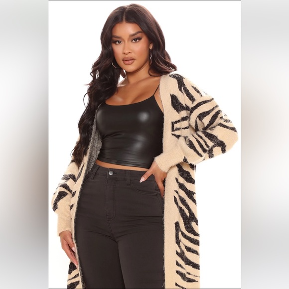 Fuzzy Cardigan - Picture 2 of 4